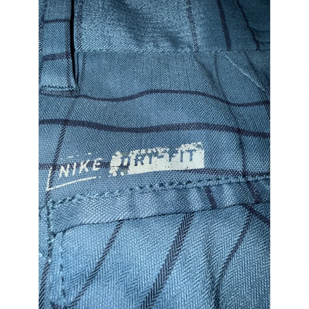 Hurley Nike Dri-FIT Mens Blue Plaid Walk Shorts‎ Size 38 Herringbone MWS0000400 - Picture 4 of 5